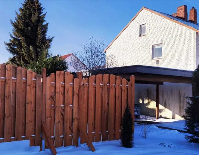wood fence