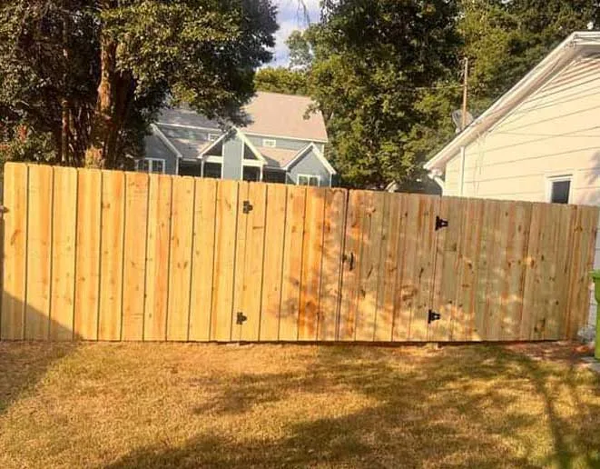 wood fence